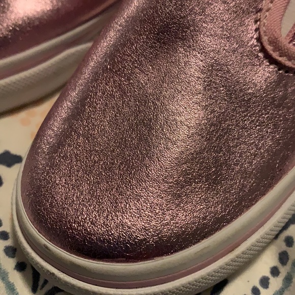Vans toddler metallic leather slip-on - Picture 9 of 10